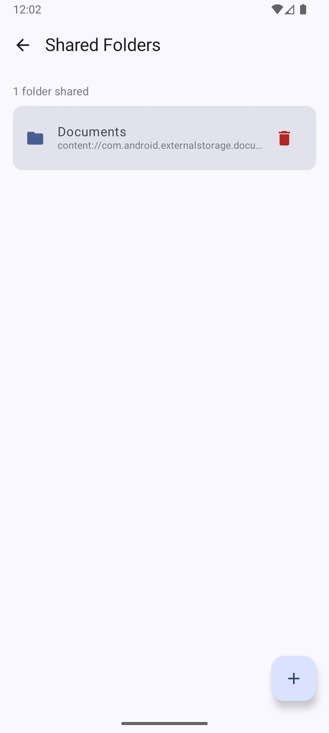 Folder selection in LanFTPServerPro